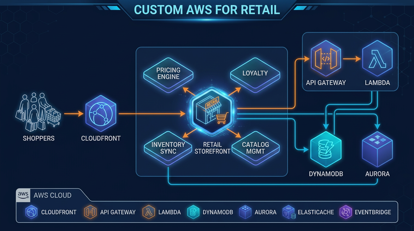 Custom AWS Development for Retail: When Off-the-Shelf Is Not Enough